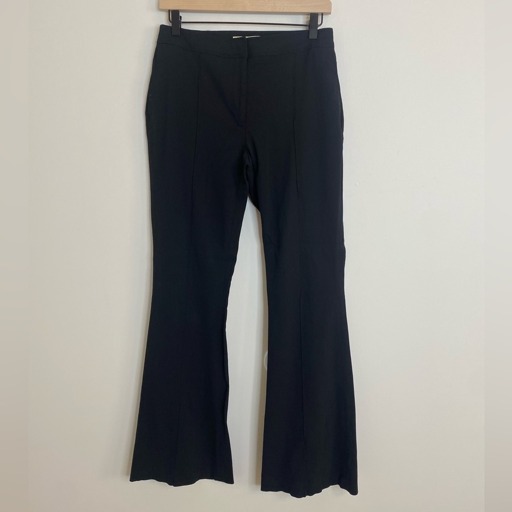 Burberry London Bootcut Flare Black Trouser Pants Size 10